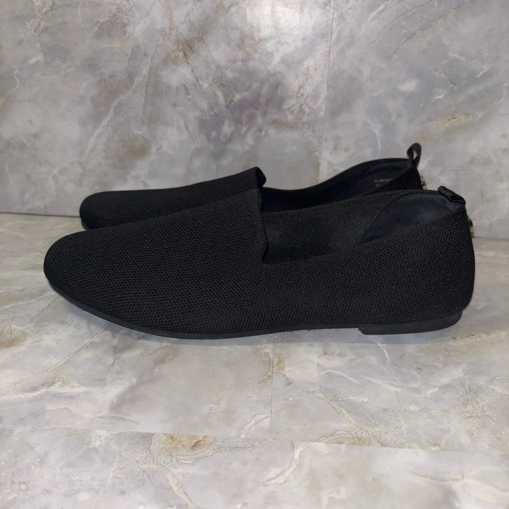 Steve Madden Brand Women’s Raine Black Knit Flats Size 8.5 - Picture 6 of 9